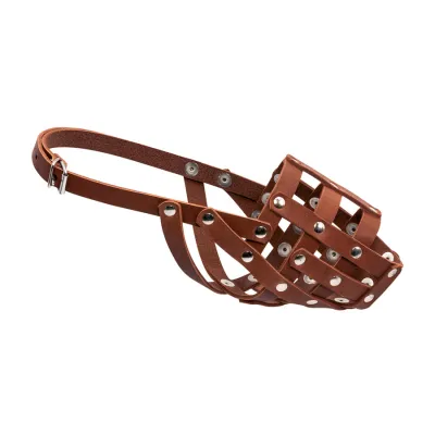 Намордник мягкий "CoLLaR" (доберман, овчарка сука, далматин), коричневый