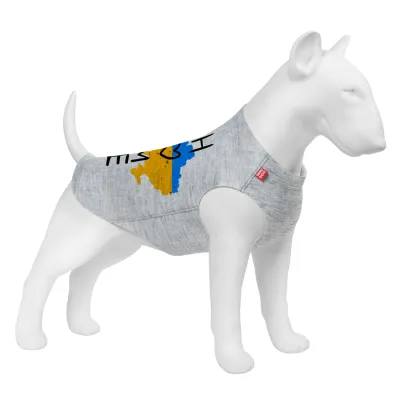 Майка для собак WAUDOG Clothes, рисунок "Дом"