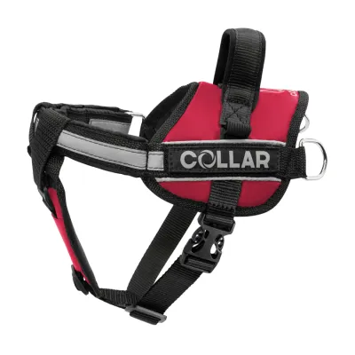 Шлея для собак "Dog Extreme" "POLICE" (В:55-75см) красный