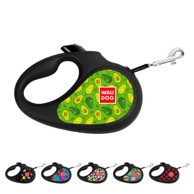 Поводок-рулетка для собак WAUDOG R-leash, «Авокадо», 50 кг, 5 м