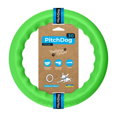 Кольцо для апортировки PitchDog30, салатовый