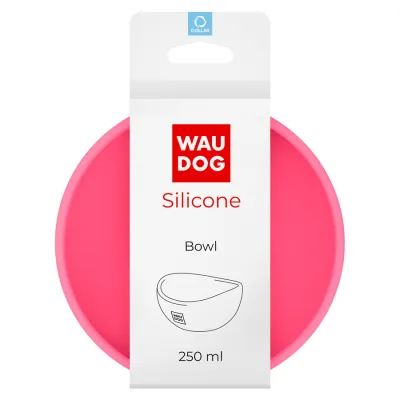 Миска WAUDOG Silicone розовый