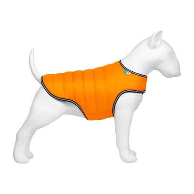 Куртка-накидка для собак AiryVest, B 68-80 см, C 42-52 см, оранжевая
