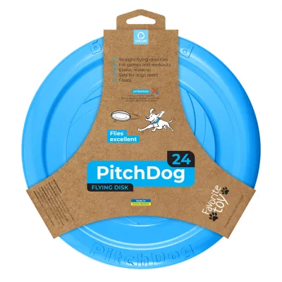 Летающая тарелка PitchDog, голубая