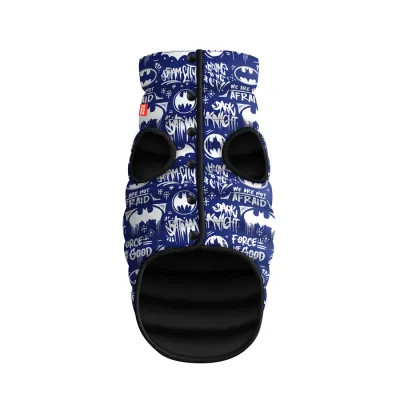 Куртка для собак WAUDOG Clothes с рисунком «Бэтмен бело-голубой», В 63-67 см, С 39-43 см