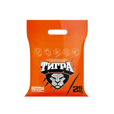 Наполнитель бентонитовый для кошачьих туалетов Тигра 2,5 кг