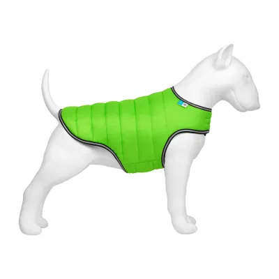Куртка-накидка для собак AiryVest, B 68-80 см, С 42-52 см, салатовая