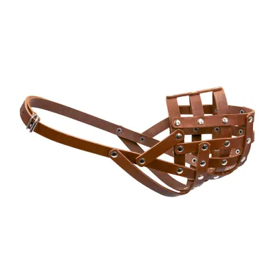 Намордник мягкий "CoLLaR" (ротвейлер кобель) коричневый