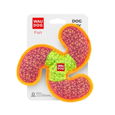 Игрушка для собак WAUDOG Fun, «Пропеллер», Ш 21см, Д розовый