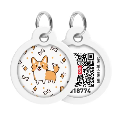 Адресник металлический для собак и кошек WAUDOG Smart ID