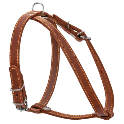 Шлея CoLLaR одинарная для мелких пород собак, 14 мм, 40-48 см, 43-51 см, коричневая