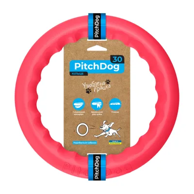 Кольцо для апортировки PitchDog30, диаметр, розовый