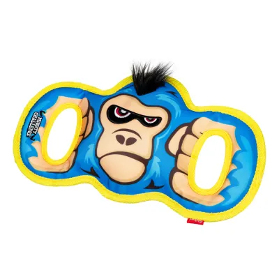 Игрушка для больших собак Горилла с пищалкой GiGwi MIGHTY CHALLENGE, износостойкий текстиль, 34 см