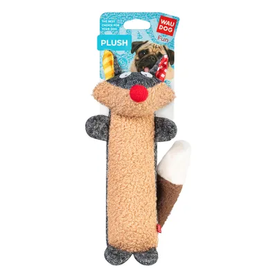 Игрушка для собак WAUDOG Fun Plush Енот, трикотаж, Ш 7 см, Д 24 см