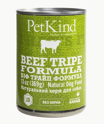 Влажный корм (консерва) для собак PetKind Beef Tripe Formula с говядиной, рубцом