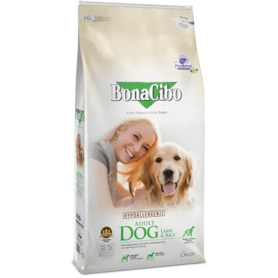 Сухой корм для собак BonaCibo Adult Dog Lamb & Rice