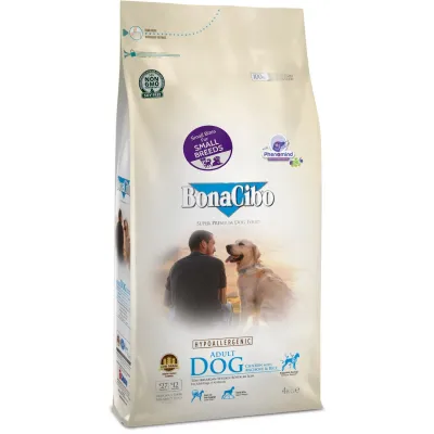 Сухой корм для собак мелких пород BonaCibo Adult Dog Small Breed Chicken & Rice with Anchovy