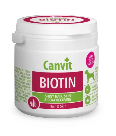 Кормовая добавка для собак Canvit Biotin