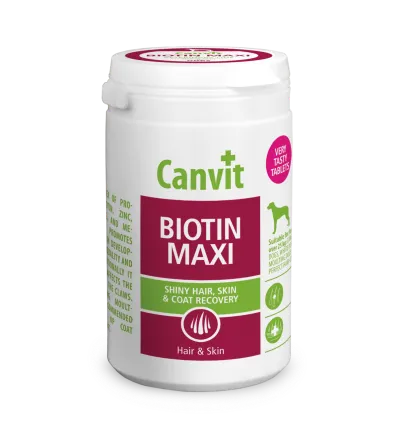 Кормовая добавка для собак Canvit Biotin Maxi