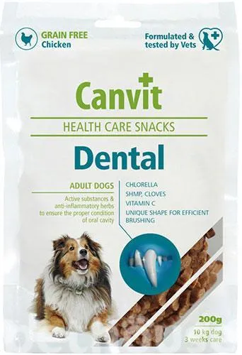 Функциональные лакомства для собак Canvit Dental