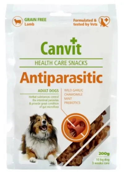 Функциональные лакомства для собак Canvit Antiparasitic