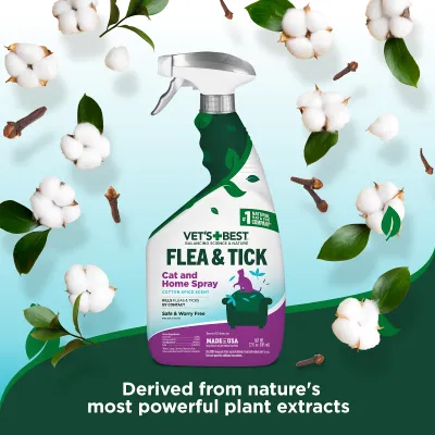 Flea & Tick Home Spray for Cats Cottonspice
