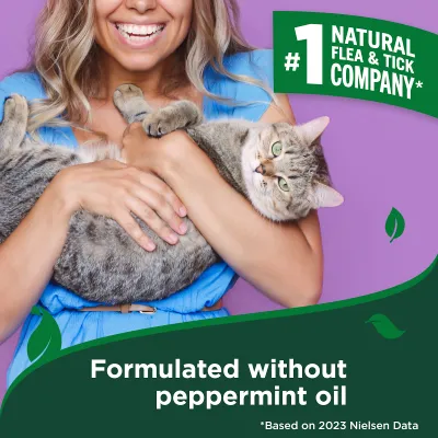 Flea & Tick Waterless Bath for Cats Cottonspice