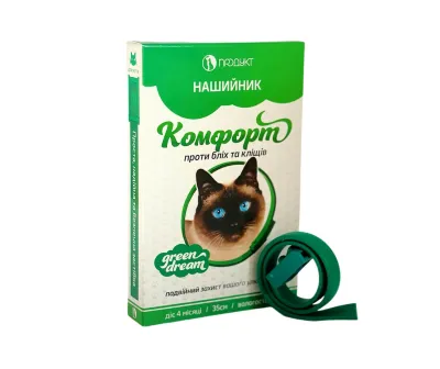 Ошейник от блох и клещей Комфорт для кошек