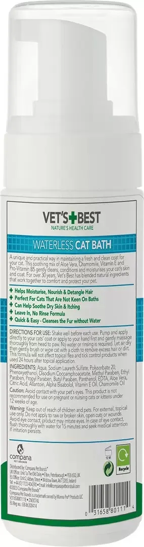 Waterless Bath Cat