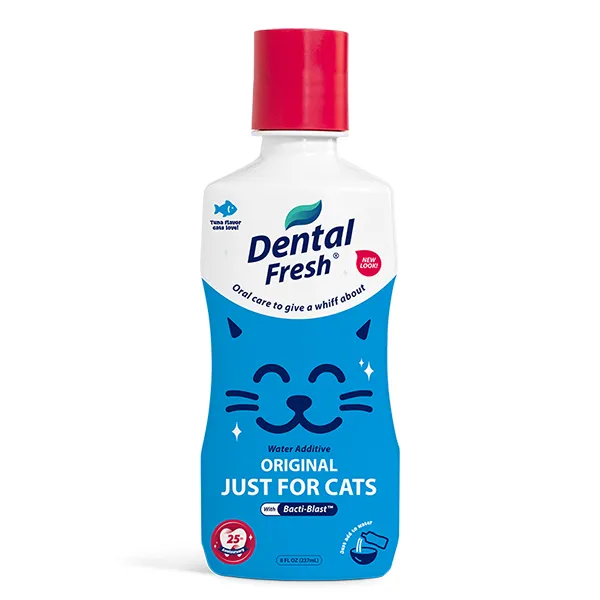 Добавка в воду против зубного налета и запаха из пасти для кошек SynergyLabs Dental Fresh Original For Cats — фото 1