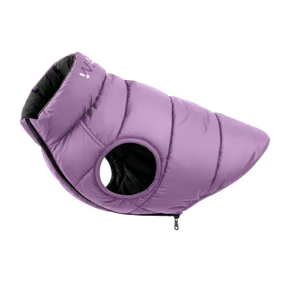 Куртка для собак двусторонняя WAUDOG Re-clothes, A 42-45, B 62-64, C 35-38, лиловый